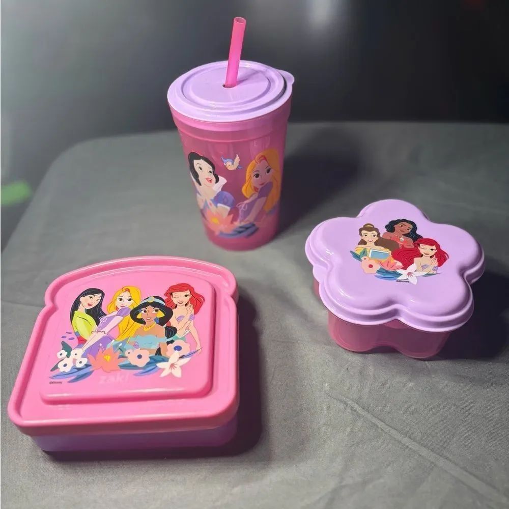 3 pc NEW Disney Princess Dinner Set NWT
